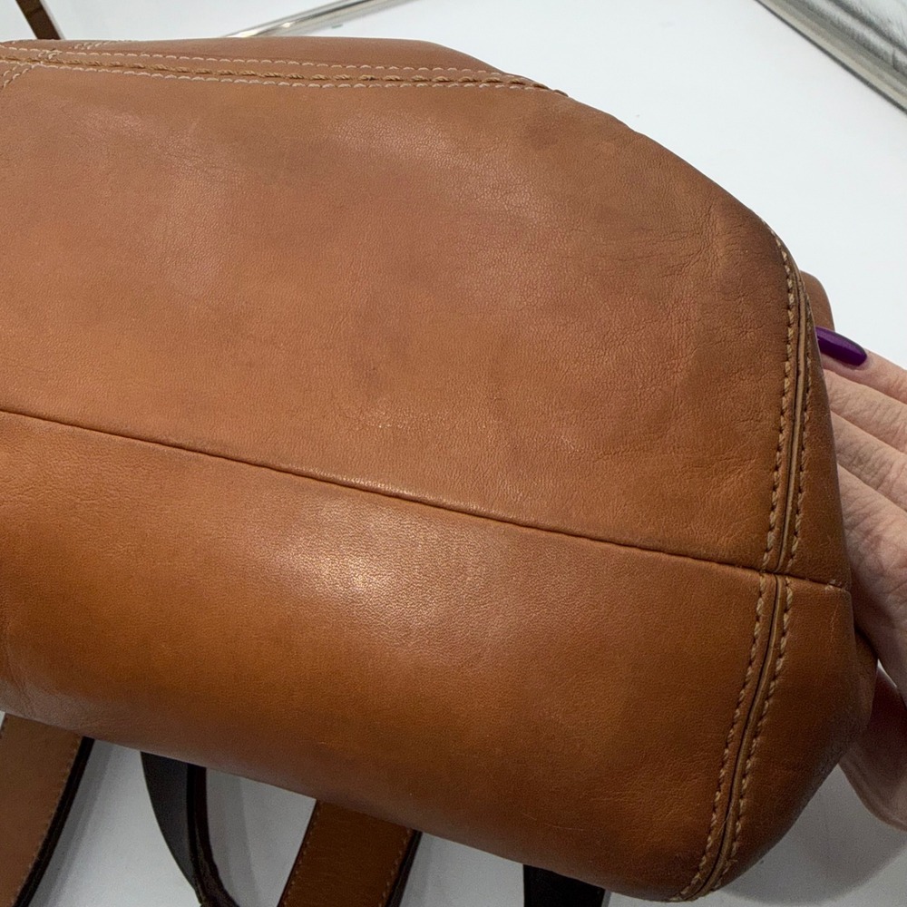 Coach Soho Tan Leather  Buckle Shoulder Bag 7548 - Picture 12 of 14